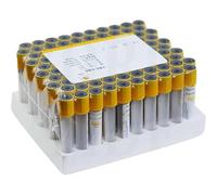 Provette sottovuoto per prelievo di sangue con gel di separazione e acceleratore della coagulazione - 100 provette monouso per preparazione del siero e test PRP