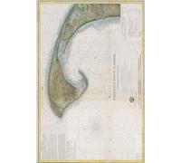 Provincetown Cape Cod Map Journal: Vintage Map Notebook