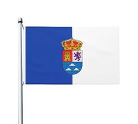Provincia De Las Palmas Bandera Bandiere Di Benvenuto Con 2 Occhielli Bandiera Da Cortile Resistente Alle Intemperie Bandiere Da Giardino Per Patio Interni All'Aperto 90X150 Cm