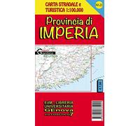 Provincia di Imperia. Carta stradale 1:100.000