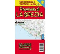 Provincia di La Spezia. Carta stradale 1:100.000 SV 20 con piste ciclabili