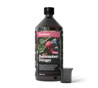 ProviPlant Fertilizzante per frutta alla bacca - 1 litro di fertilizzante speciale lampone, fragola, mirtillo, ribes, sambuco, qualità professionale - ad alta efficienza - 200 litri di acqua - Made in