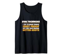 Provo a Rendere Le Cose Idiot Proof HVAC Tecnico Tradesman Canotta