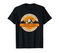 Provo Utah Adventure USA Stile Vintage Design Maglietta