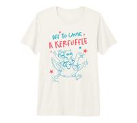 Provocare Un Kerfuffle Cat Frog Goose Ride Maglietta Premium