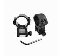 ProWildGear 1" or 30mm Dovetail Scope Mount Rings High Low Profile for 11mm or 20mm Dovetail Picatinny 1 Pair (black-30mm-height Width)