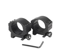 ProWildGear 2 pezzi in alluminio 30 mm anello con fucile a basso profilo supporto per fucile pesante 6 bulloni per guida picatinny da 20 mm