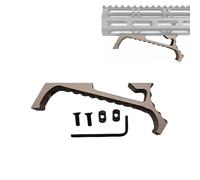 ProWildGear Custodia in alluminio piegata ad angolo manuale pneumatica per M-lok compatibile con KeyMod SLR Type Handguard System Rail Guards (DE)