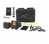 ProWildGear Reflex Sight Red Dot Sights Mit Seitlichem ON/Off Schalter with Universal Mount or Kill Flash Protection (Black/Universal Mount)