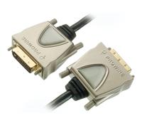 Prowire HQ 5m DVI Dvi-D Spina Dual-Link Oro per PC Schermo TV Videoproiettore