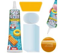 prowithlin Kit Riparazione Piscina Intex Impermeabile con Toppe Trasparenti e Colla PVC, Kit Riparazione Liner Piscina, Materasso Gonfiabile, Spa, Gommoni e Gonfiabili, Riparazione sotto Acqua