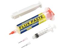 prowtihlin Stagno per Saldare, 1 Pezzi Paste per saldatura con 2 Aghi, 1 Spingitore & 1 Siringa - Flussante per Saldatura a Stagno, ecc - Ideale per Saldatura a Stagno e Riparazioni BGA/PCB