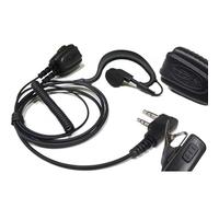 Proxel Srl PJD-1302C MICRO-AURICOLARE CON SUPPORTO CAVO SPIRALATO PER KENWOOD/WOUXUN/POLMAR/BAOFENG