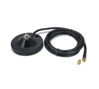 Proxicast Pro-Grade ANT-120-MB5 - Base per antenna magnetica da 8,9 cm con jack SMA femmina/spina SMA maschio + adattatore TS9, cavo coassiale da 1,8 m, supporto per supporto Mag per cellulari 4G/5G