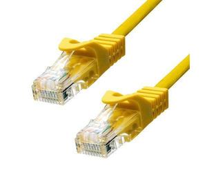 ProXtend 5UTP-03Y cavo di rete Giallo 3 m Cat5e U/UTP [UTP] (CAT5e U/UTP CU PVC Ethernet - Cable Yellow 3m - Warranty: 360M) NEW