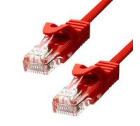 ProXtend 5UTP-10R cavo di rete Rosso 10 m Cat5e U/UTP [UTP] (CAT5e U/UTP CU PVC Ethernet - Cable Red 10m - Warranty: 360M)
