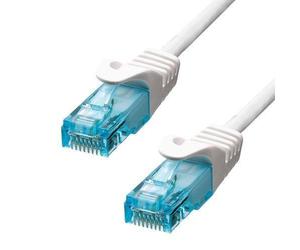 ProXtend 6AUTP-07W cavo di rete Bianco 7 m Cat6a U/UTP [UTP] (CAT6A U/UTP CU LSZH Ethernet - Cable White 7m - Warranty: 360M) NEW
