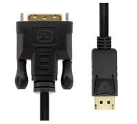 ProXtend Displayport 1.2 to DVI-D 24+1 3M Nero (Displayport 1.2 to DVI-D 24+1 - 3M - Warranty: 360M)