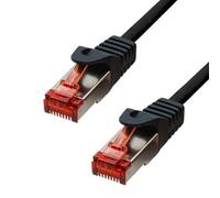 PROXTEND F/UTP CAT6 LSZH AWG 26 CU BLACK 0.5M
