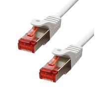 PROXTEND F/UTP CAT6 LSZH AWG 26 CU WHITE 0.5M