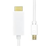 ProXtend MDP1.2-HDMI-003W cavo e adattatore video 3 m Mini DisplayPort Bianco (Mini Displayport 1.2 to HDMI - 3M White - Warran NEW