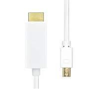 ProXtend MDP1.2-HDMI-003W cavo video e adattatore 3 m Mini DisplayPort Bianco - Nouvo