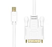 ProXtend Mini Displayport to DVI-D 24+1 2M Bianco (Mini Displayport to DVI-D - 2