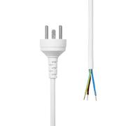 PROXTEND POWER CORD DENMARK EDB TO OPEN END 2M WHITE