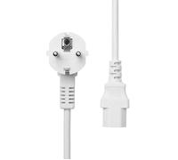 ProXtend Power Cord Schuko Angled to C13 2M White Bianco Spina di alimentazione di tipo F Accoppiatore C13 (ProXtend Power Cord NEW