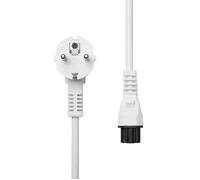ProXtend Power Cord Schuko Angled to C5 2M White Bianco Spina di alimentazione di tipo F Accoppiatore C5 (Power Cord Schuko Ang NEW