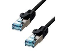 PROXTEND S/FTP CAT6A LSZH AWG 26 CU BLACK 1M