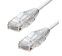 PROXTEND SLIM U/UTP CAT6A LSZH AWG 28 WHITE 0.5M
