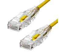 PROXTEND SLIM U/UTP CAT6A LSZH AWG 28 YELLOW 30CM