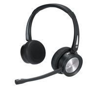 CUFFIE WIRELESS BLUETOOTH SENZA FILI DUO AURICOLARE CALL CENTER CENTRALINO BT