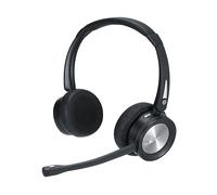 CUFFIE WIRELESS BLUETOOTH SENZA FILI DUO AURICOLARE CALL CENTER CENTRALINO BT