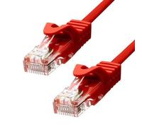 ProXtend 5UTP-03R cavo di rete Rosso 3 m Cat5e U/UTP [UTP] (CAT5e U/UTP CU PVC Ethernet - Cable Red 3m - Warranty: 360M) NEW