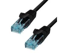 PROXTEND U/UTP CAT6A LSZH AWG 24 CU BLACK 0.75M