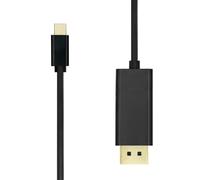 ProXtend USBC-DP-0005 cavo e adattatore video 0,5 m USB tipo-C DisplayPort Nero (USB-C to DisplayPort Cable - 0.5M Black - Warr NEW