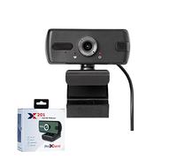 ProXtend X201 Full HD webcam 3 MP 2048 x 1536 Pixel USB 2.0 Nero, Argento