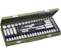 PROXXON 23112 - Set chiavi a bussola, miste, 3/8”, 65 pezzi