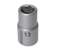PROXXON 2223410 - Vaso corto, nero, hex 1/2" 13 mm