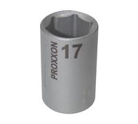 PROXXON 2223416 - Vaso corto hex 1/2" 17 mm, Nero