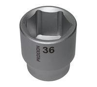 PROXXON 2223429 - Vaso corto hex 1/2" 36 mm