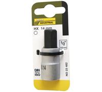 PROXXON 2223482 - Vaso 1/2"+ punta allen, Nero, 14 mm l/55