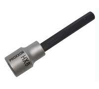 PROXXON 2223486 - Vaso 1/2"+ punta allen, nero, 8 mm l/100