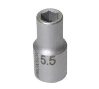 PROXXON 2223713 - Vaso corto hex 1/4" 5,5 mm