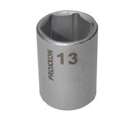 PROXXON 2223728 - Vaso corto hex 1/4" 13 mm