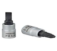 PROXXON 2223741 - Vaso 1/4" + punta pl 7 mm