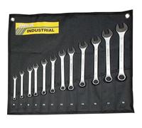 PROXXON 2223825 - Set chiavi combinate 12 pezzi metrico, nero/grigio