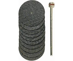 PROXXON 2228808 - Set 10 discos reforzados 22 mm + vástago